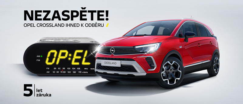 Opel Crossland nyní ihned k odběru Opel Crossland