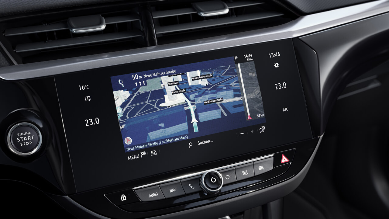 Opel Corsa-e - Konektivita - Navigace Opel Corsa-e